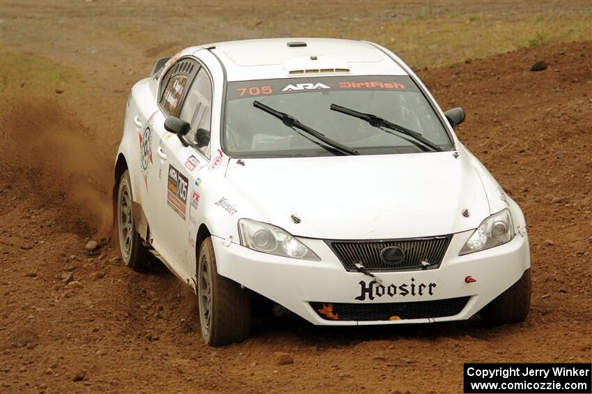 Nigel Maidment / Matt Vaught Lexus IS350 on SS9, Silver-Arvon I.