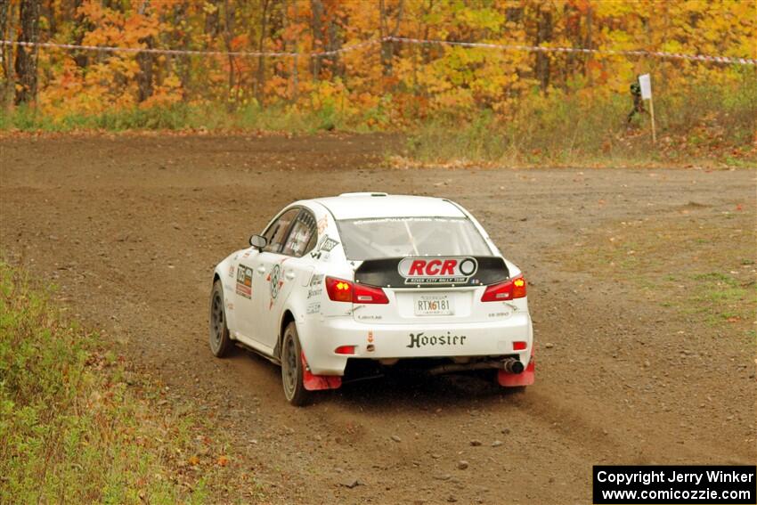 Nigel Maidment / Matt Vaught Lexus IS350 on SS9, Silver-Arvon I.