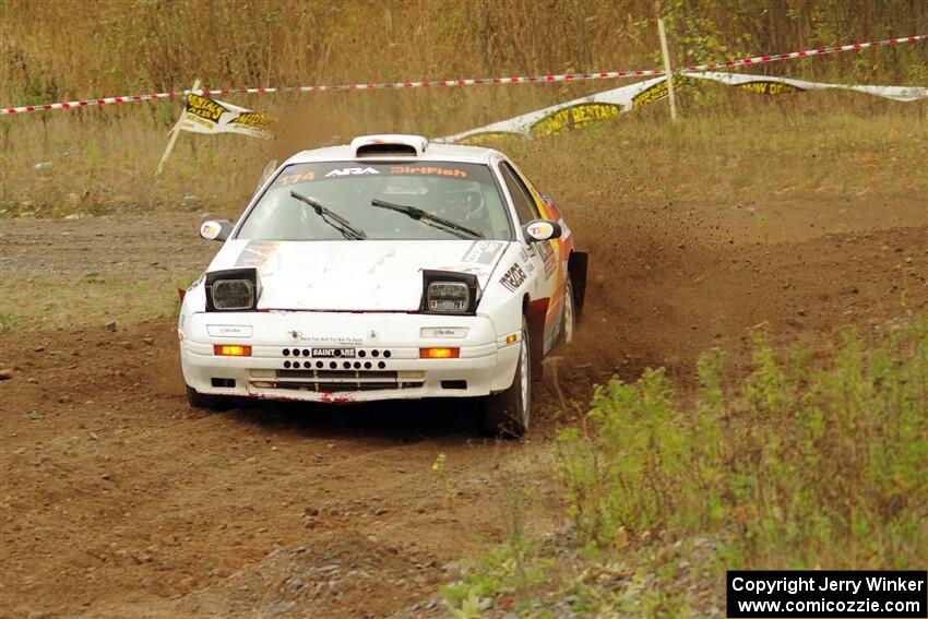 Kevin Schmidt / Kyle Roberts Mazda RX-7 on SS9, Silver-Arvon I.