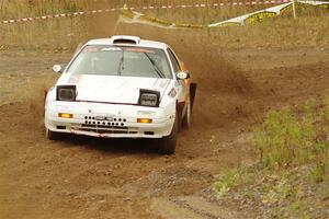 Kevin Schmidt / Kyle Roberts Mazda RX-7 on SS9, Silver-Arvon I.