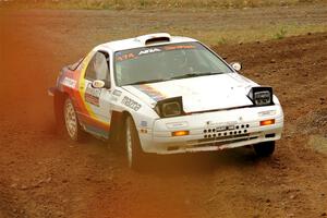 Kevin Schmidt / Kyle Roberts Mazda RX-7 on SS9, Silver-Arvon I.