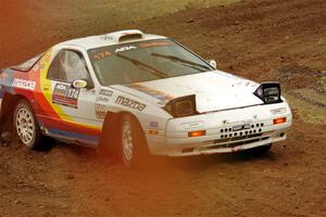 Kevin Schmidt / Kyle Roberts Mazda RX-7 on SS9, Silver-Arvon I.