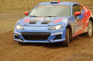 Santiago Iglesias / R.J. Kassel Subaru BRZ on SS9, Silver-Arvon I.