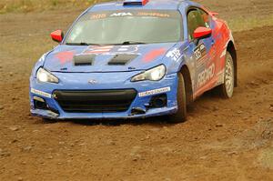 Santiago Iglesias / R.J. Kassel Subaru BRZ on SS9, Silver-Arvon I.