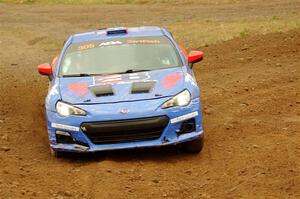 Santiago Iglesias / R.J. Kassel Subaru BRZ on SS9, Silver-Arvon I.