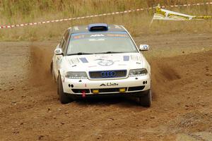 Tim Michel / Bryce Proseus Audi A4 Quattro on SS9, Silver-Arvon I.