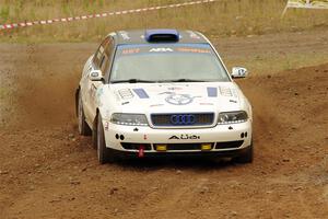 Tim Michel / Bryce Proseus Audi A4 Quattro on SS9, Silver-Arvon I.