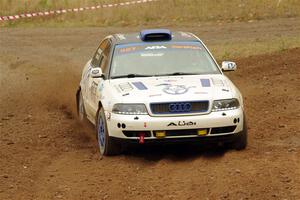 Tim Michel / Bryce Proseus Audi A4 Quattro on SS9, Silver-Arvon I.