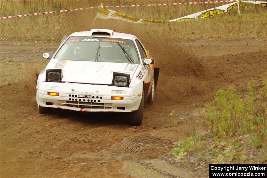 Kevin Schmidt / Kyle Roberts Mazda RX-7 on SS9, Silver-Arvon I.