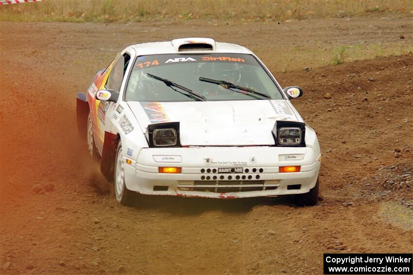 Kevin Schmidt / Kyle Roberts Mazda RX-7 on SS9, Silver-Arvon I.