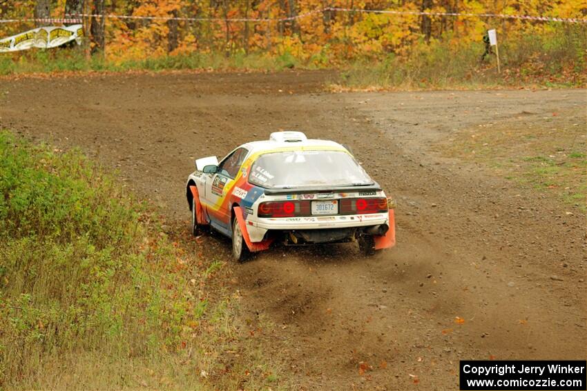 Kevin Schmidt / Kyle Roberts Mazda RX-7 on SS9, Silver-Arvon I.