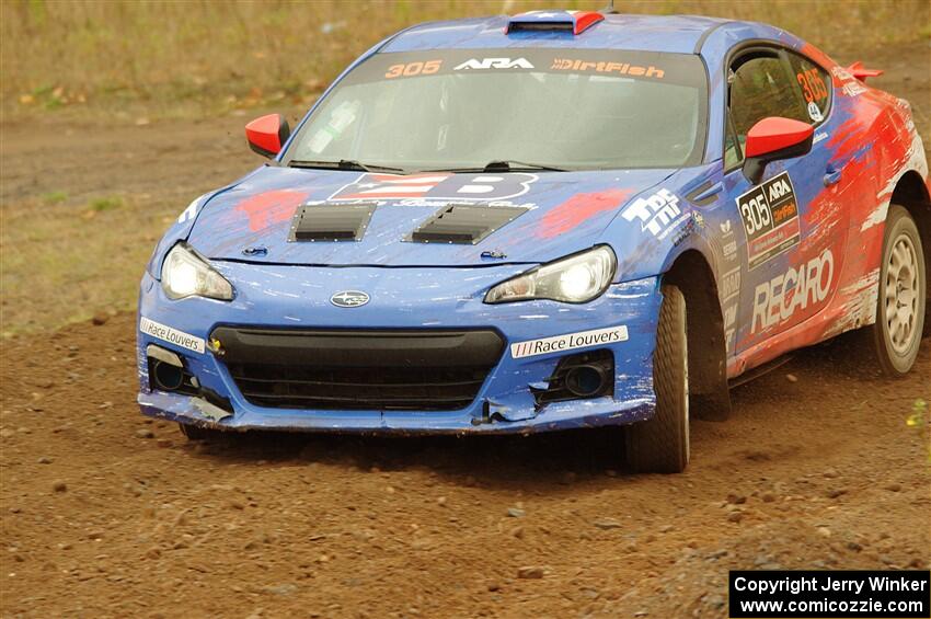 Santiago Iglesias / R.J. Kassel Subaru BRZ on SS9, Silver-Arvon I.