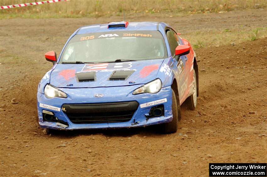 Santiago Iglesias / R.J. Kassel Subaru BRZ on SS9, Silver-Arvon I.