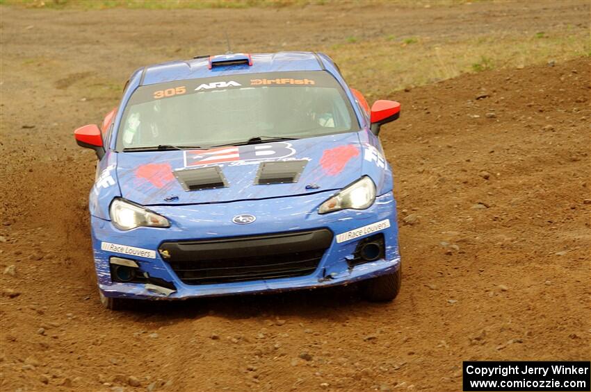 Santiago Iglesias / R.J. Kassel Subaru BRZ on SS9, Silver-Arvon I.