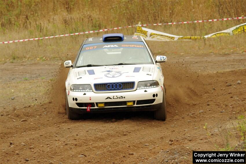 Tim Michel / Bryce Proseus Audi A4 Quattro on SS9, Silver-Arvon I.