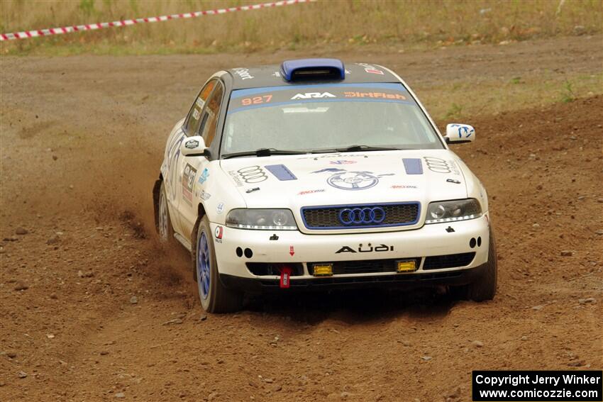 Tim Michel / Bryce Proseus Audi A4 Quattro on SS9, Silver-Arvon I.