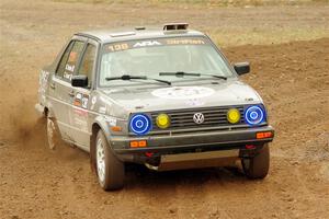 Cory Grant / Kevin Forde VW Jetta on SS9, Silver-Arvon I.