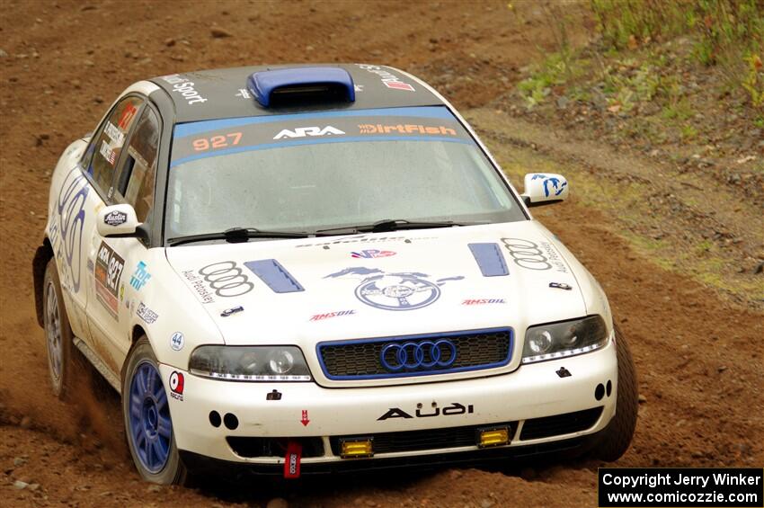 Tim Michel / Bryce Proseus Audi A4 Quattro on SS9, Silver-Arvon I.