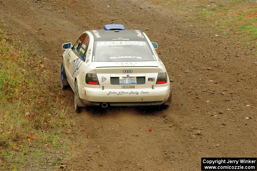 Tim Michel / Bryce Proseus Audi A4 Quattro on SS9, Silver-Arvon I.