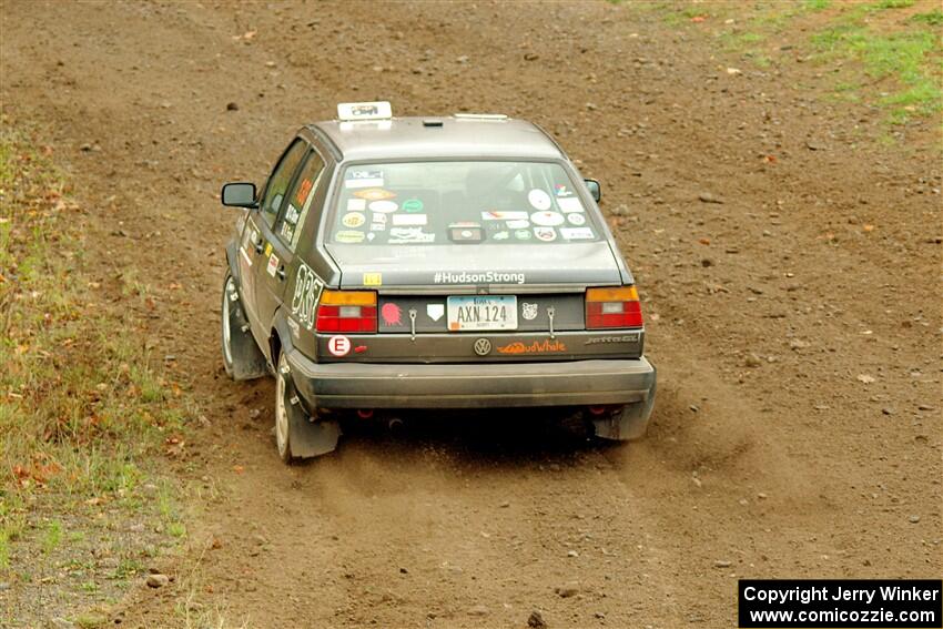 Cory Grant / Kevin Forde VW Jetta on SS9, Silver-Arvon I.