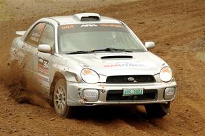 Vivian Campbell / Michael Hordijk Subaru Impreza on SS9, Silver-Arvon I.