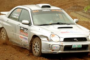 Vivian Campbell / Michael Hordijk Subaru Impreza on SS9, Silver-Arvon I.