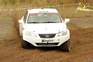 Michael Eckstein / Dylan Whittaker Lexus IS250 on SS9, Silver-Arvon I.