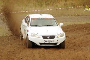 Michael Eckstein / Dylan Whittaker Lexus IS250 on SS9, Silver-Arvon I.