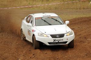 Michael Eckstein / Dylan Whittaker Lexus IS250 on SS9, Silver-Arvon I.