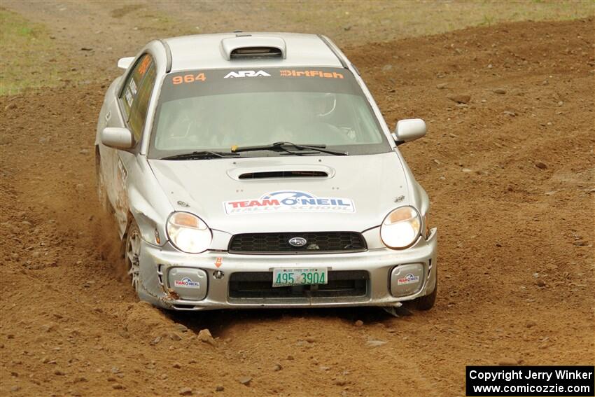 Vivian Campbell / Michael Hordijk Subaru Impreza on SS9, Silver-Arvon I.