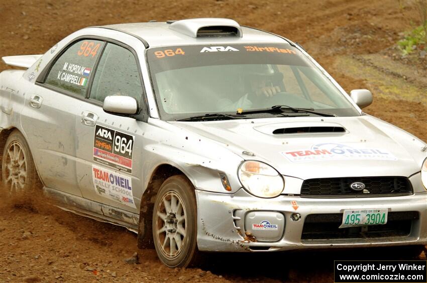 Vivian Campbell / Michael Hordijk Subaru Impreza on SS9, Silver-Arvon I.