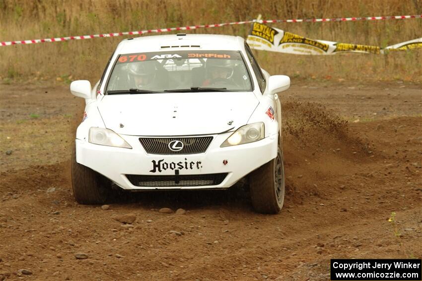 Michael Eckstein / Dylan Whittaker Lexus IS250 on SS9, Silver-Arvon I.