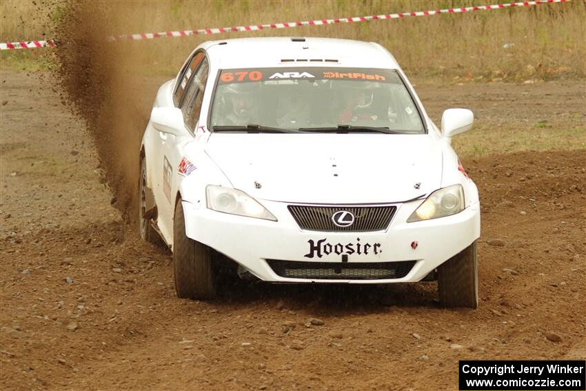 Michael Eckstein / Dylan Whittaker Lexus IS250 on SS9, Silver-Arvon I.