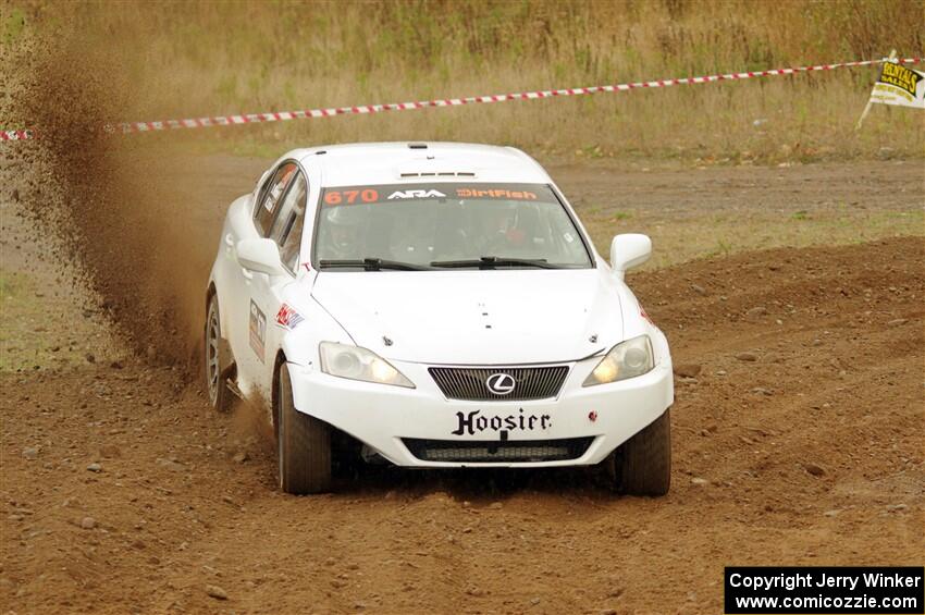 Michael Eckstein / Dylan Whittaker Lexus IS250 on SS9, Silver-Arvon I.