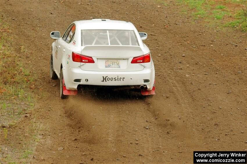 Michael Eckstein / Dylan Whittaker Lexus IS250 on SS9, Silver-Arvon I.