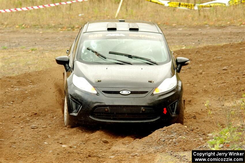 Patrick Gruszka / Zach Pfeil Ford Fiesta on SS9, Silver-Arvon I.