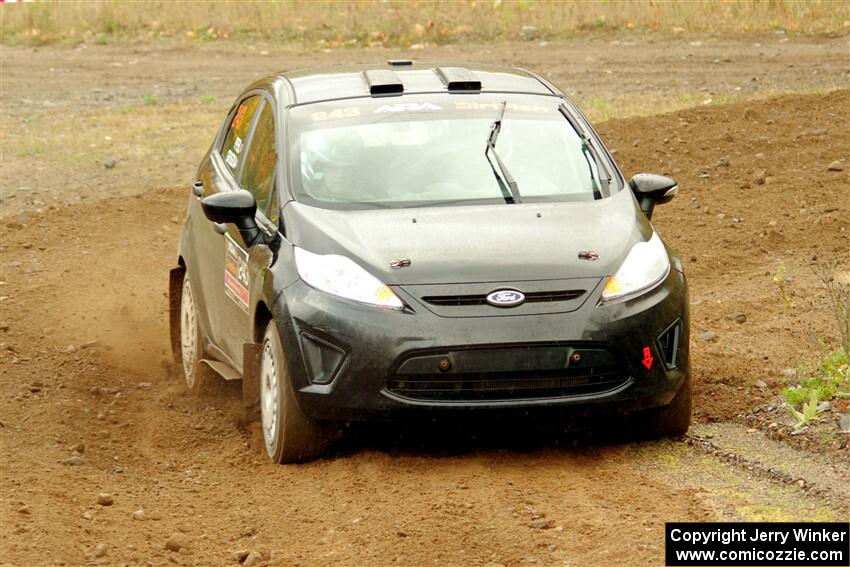 Patrick Gruszka / Zach Pfeil Ford Fiesta on SS9, Silver-Arvon I.