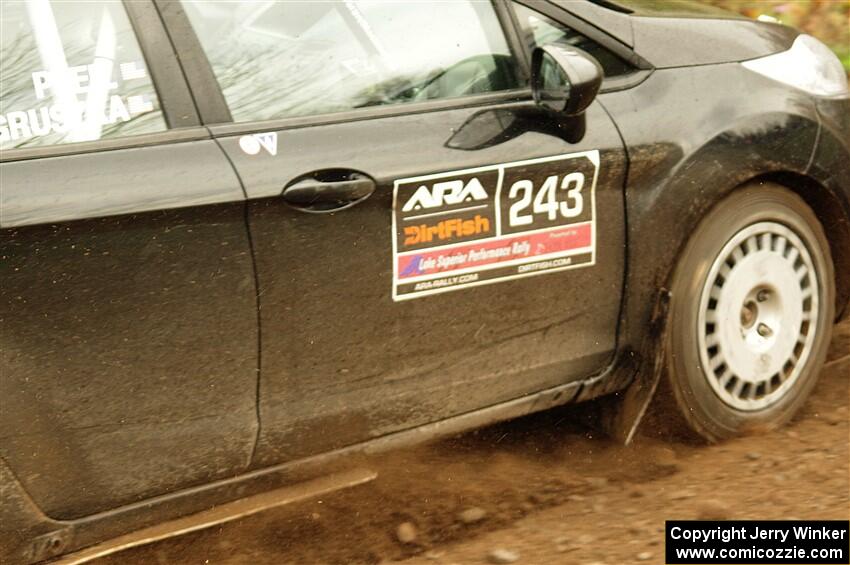 Patrick Gruszka / Zach Pfeil Ford Fiesta on SS9, Silver-Arvon I.