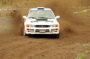 Tyler Matalas / Izaak Degenaer Subaru Impreza LX on SS9, Silver-Arvon I.