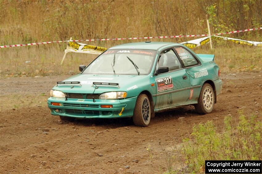 Kyle Turner / Kevin Turner Subaru Impreza slows to a halt on SS9, Silver-Arvon I.