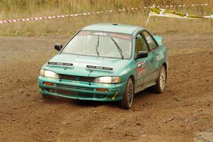 Kyle Turner / Kevin Turner Subaru Impreza slows to a halt on SS9, Silver-Arvon I.