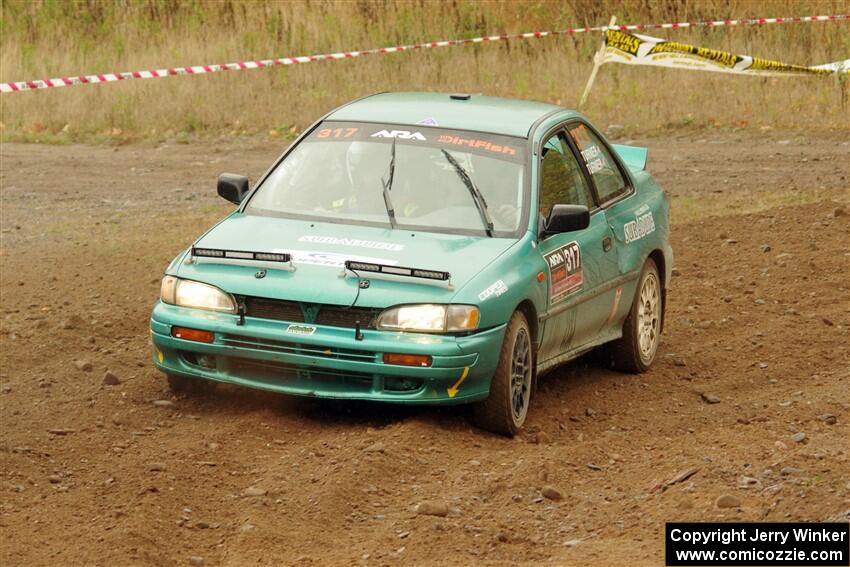 Kyle Turner / Kevin Turner Subaru Impreza slows to a halt on SS9, Silver-Arvon I.