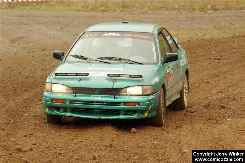 Kyle Turner / Kevin Turner Subaru Impreza slows to a halt on SS9, Silver-Arvon I.