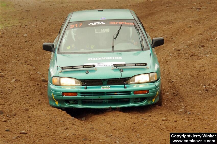 Kyle Turner / Kevin Turner Subaru Impreza slows to a halt on SS9, Silver-Arvon I.