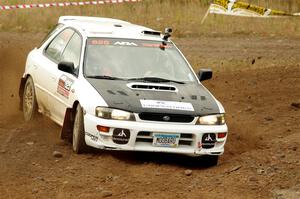 Aidan Hicks / John Hicks Subaru Impreza Wagon on SS9, Silver-Arvon I.