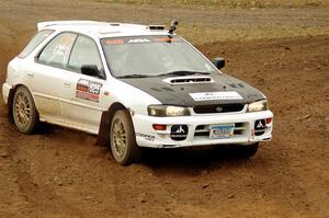 Aidan Hicks / John Hicks Subaru Impreza Wagon on SS9, Silver-Arvon I.