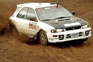 Aidan Hicks / John Hicks Subaru Impreza Wagon on SS9, Silver-Arvon I.