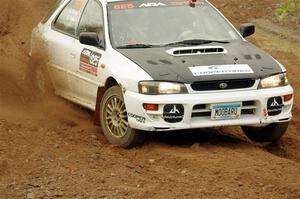 Aidan Hicks / John Hicks Subaru Impreza Wagon on SS9, Silver-Arvon I.