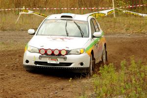 Sam Jacques / Trevor LaCombe Subaru Impreza on SS9, Silver-Arvon I.