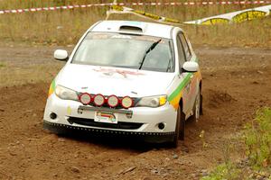 Sam Jacques / Trevor LaCombe Subaru Impreza on SS9, Silver-Arvon I.